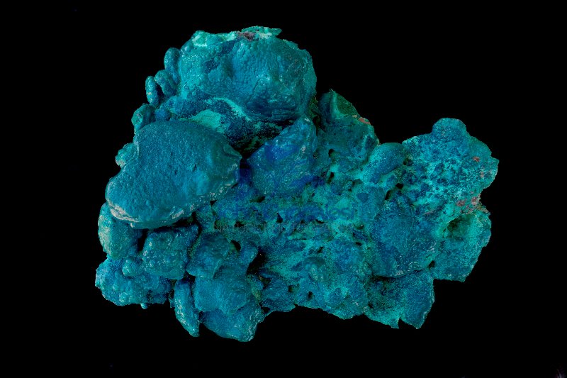 Chrysocolla - Hydrous copper silicate - Congo - an ore of copper