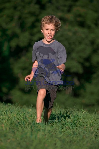 Boy Running - Pennsylvannia - USA
