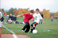 Boys Playing Soccer -  USA