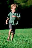 Boy running - Pennsylvannia - USA