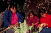 Native American Children - Taos Pueblo-New Mexico USA