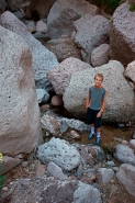 Young Hiker in Aravaipa Canyon Wilderness - Arizona - USA