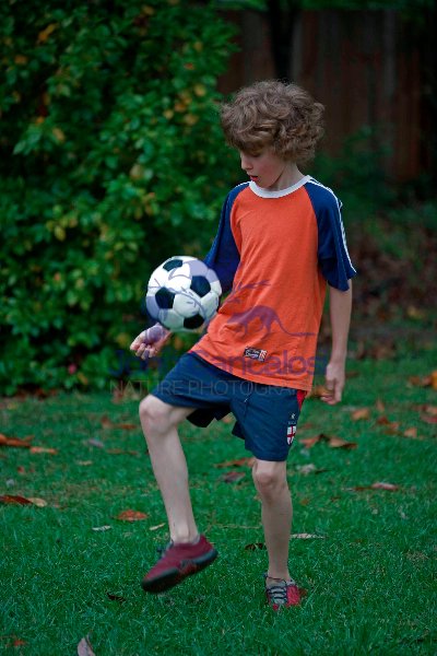Boy Playing Soccer -  USA