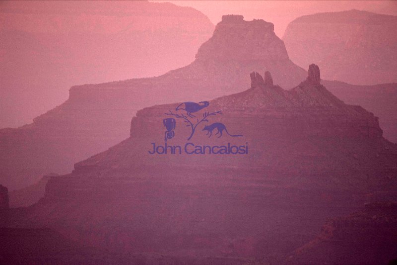 Grand Canyon National Park - Arizona- After sunset -  Digitally
